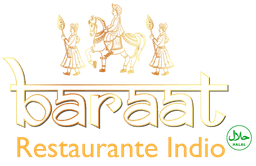 Baraat Restaurante Indio Logo