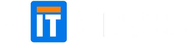Global IT Solutions Logo White